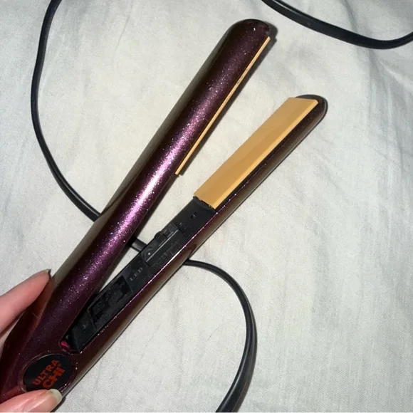 CHI Metallic Purple Flat Iron Hair Straightener - Picture 5 of 8